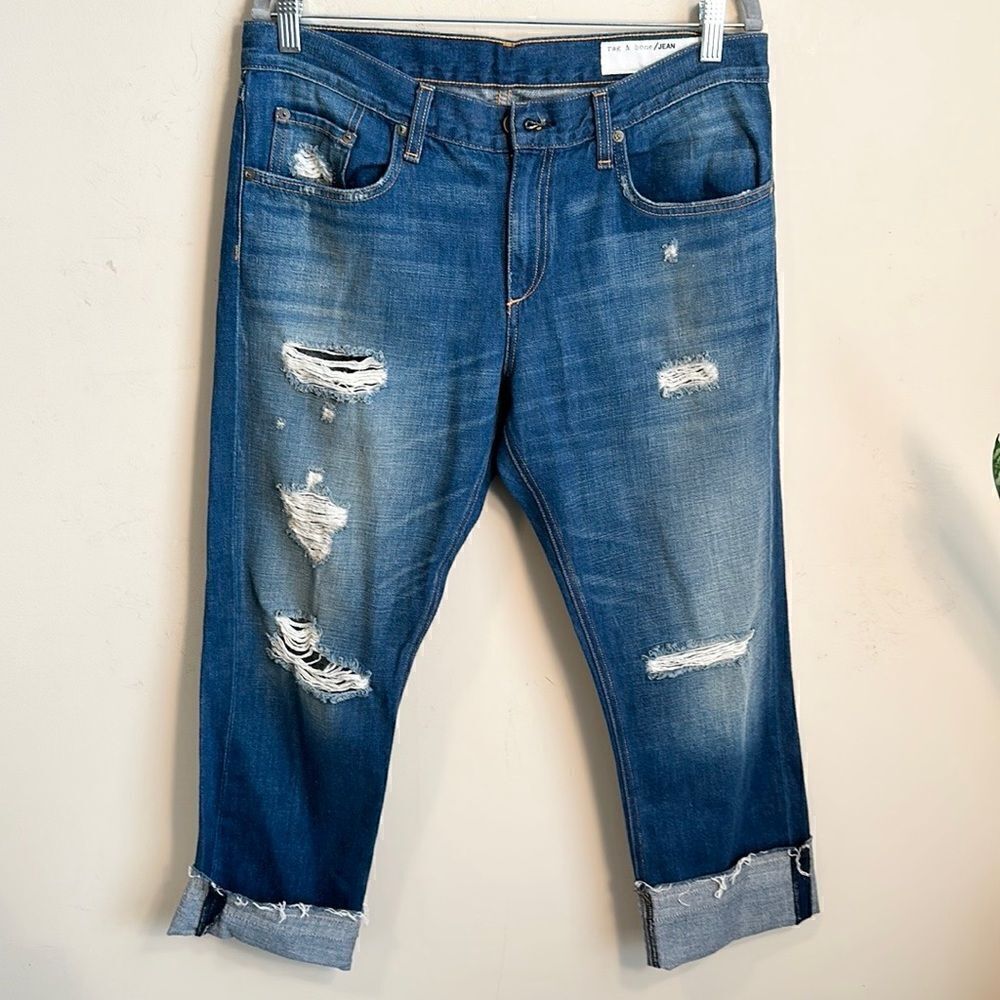 Rag & Bone Distressed Jeans 30